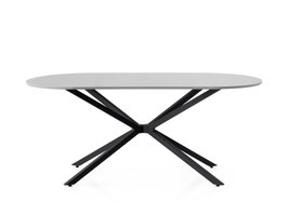 Hanah Home Aura - 3013 Mesa de Comedor Gris Claro